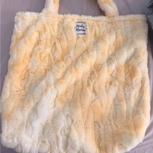 Large Minky mama tote